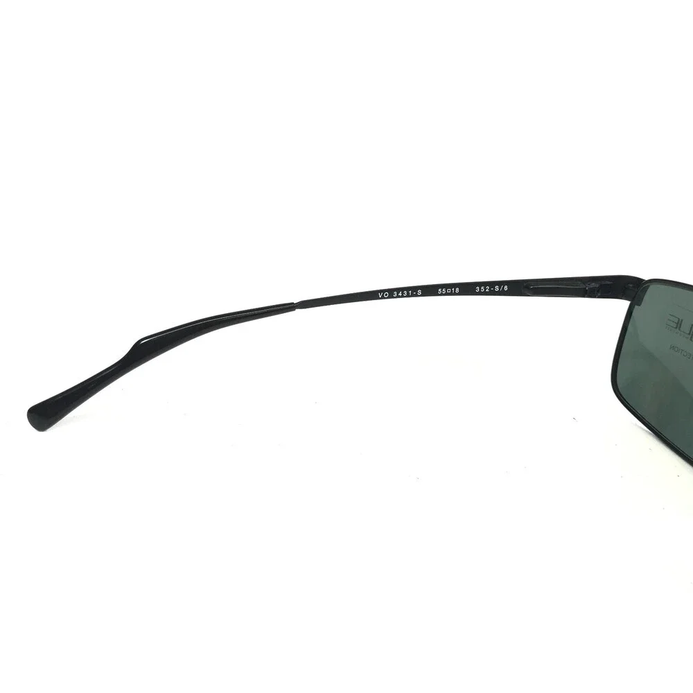 Vogue Sunglasses VO3431-S 352-S/6 Black Square Frames with Green Lenses